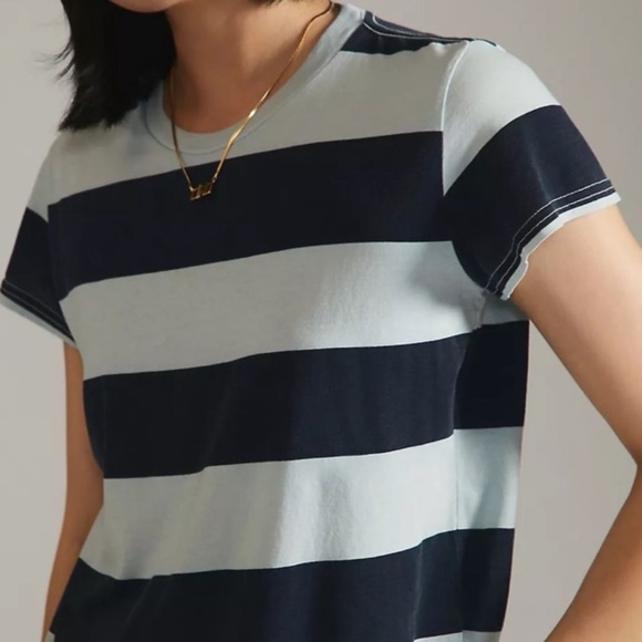 Clare V. Rugby Stripe Tee XXL NWT - Picture 4 of 9